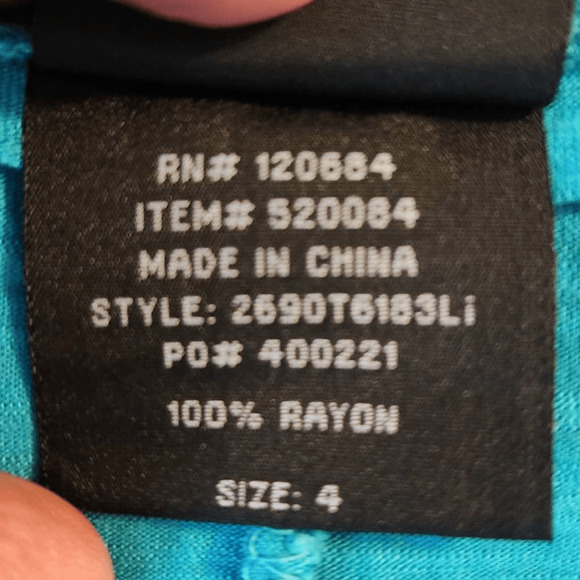 Torrid Teal Green Sleeveless Drape Front Top Size 4 (4X) 3731 - Picture 5 of 6